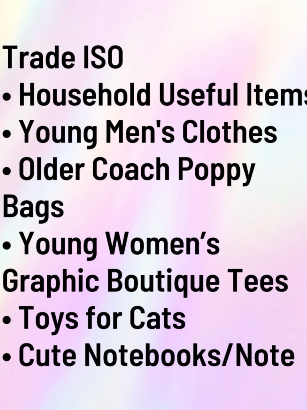 2026 Trade ISO